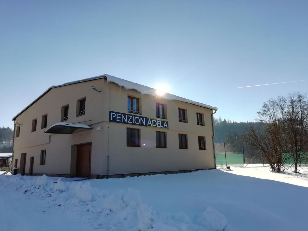 Penzion Adela รอชนอฟ ป็อด ราดโฮชติเย็ม ภายนอก รูปภาพ
